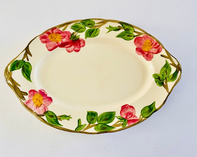 Franciscan Desert Rose Pattern Platter, 13 Inch Size, Made in England