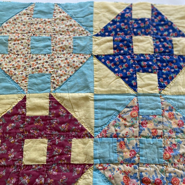 Vintage Quilt Square Etsy