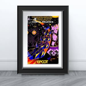 EPCOT Guardians of the Galaxy Cosmic Rewind Attraction Poster 11x14 11x17