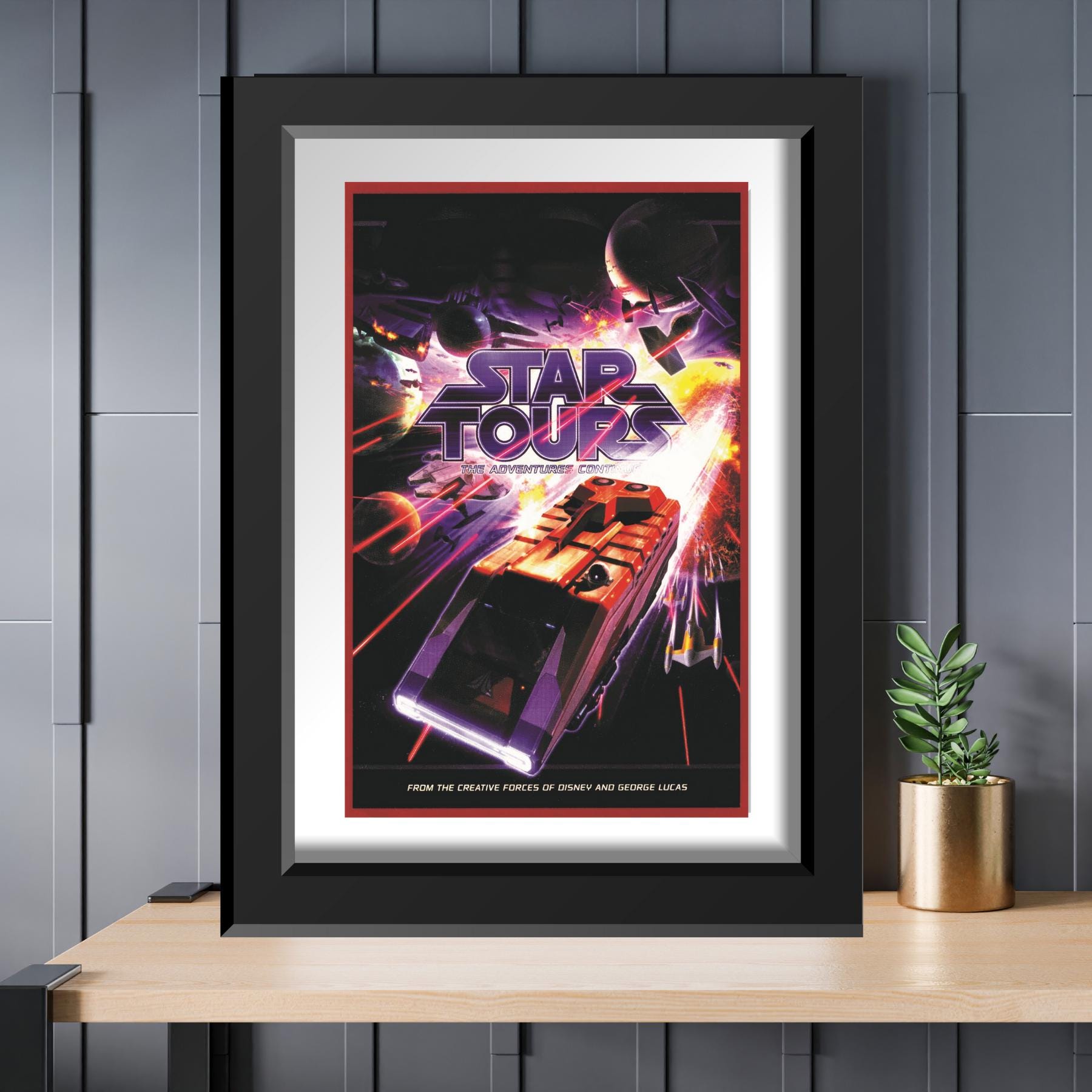 Star Tours the Adventure Continues Poster - Etsy