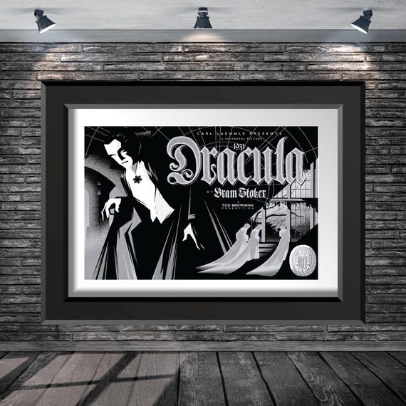 Dracula Poster, Bela Lugosi Universal Studios Classic Monsters