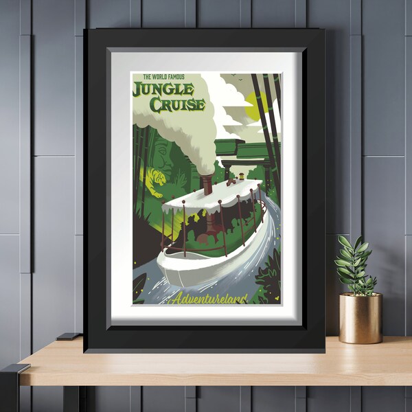 Disneyland Jungle Cruise Poster - Etsy