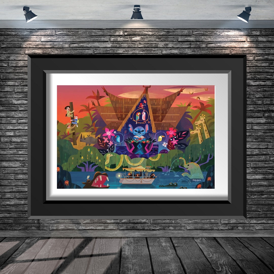 Enchanted Tiki Room Stitch 626 Jungle Cruise Disneyland Walt