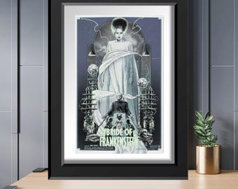 Bride of Frankenstein Movie Poster, Classic Monsters, Universal Studios