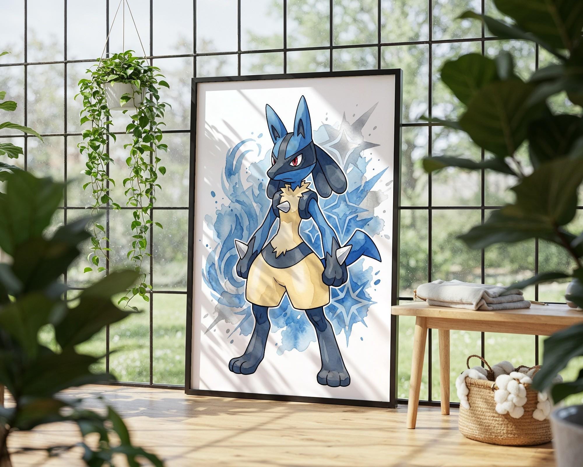 Lucario Wall Posters - Etsy