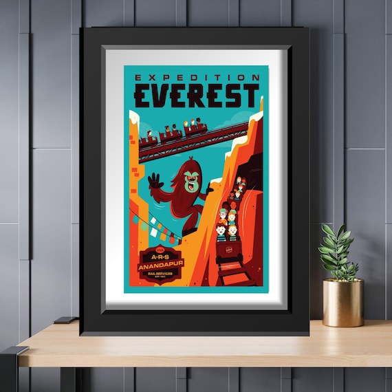 Disney World Attraction Expedition Everest Yeti Animal Kingdom