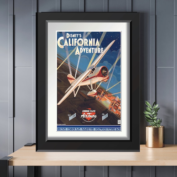 Vintage California Adventure Air Tours Condor Flats Paradise Pier