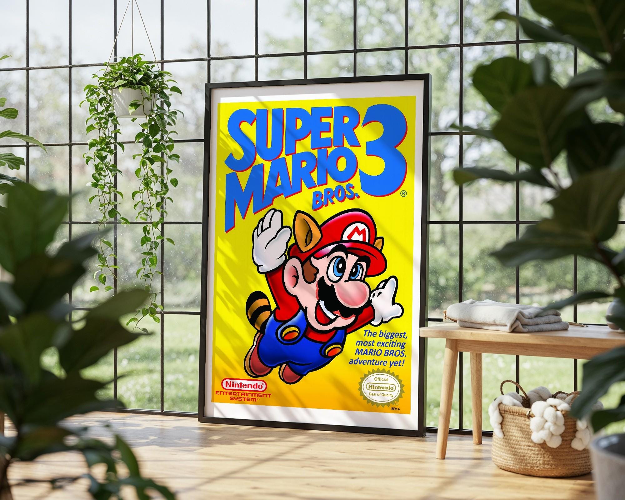 Mario Bros 3 Poster - Etsy