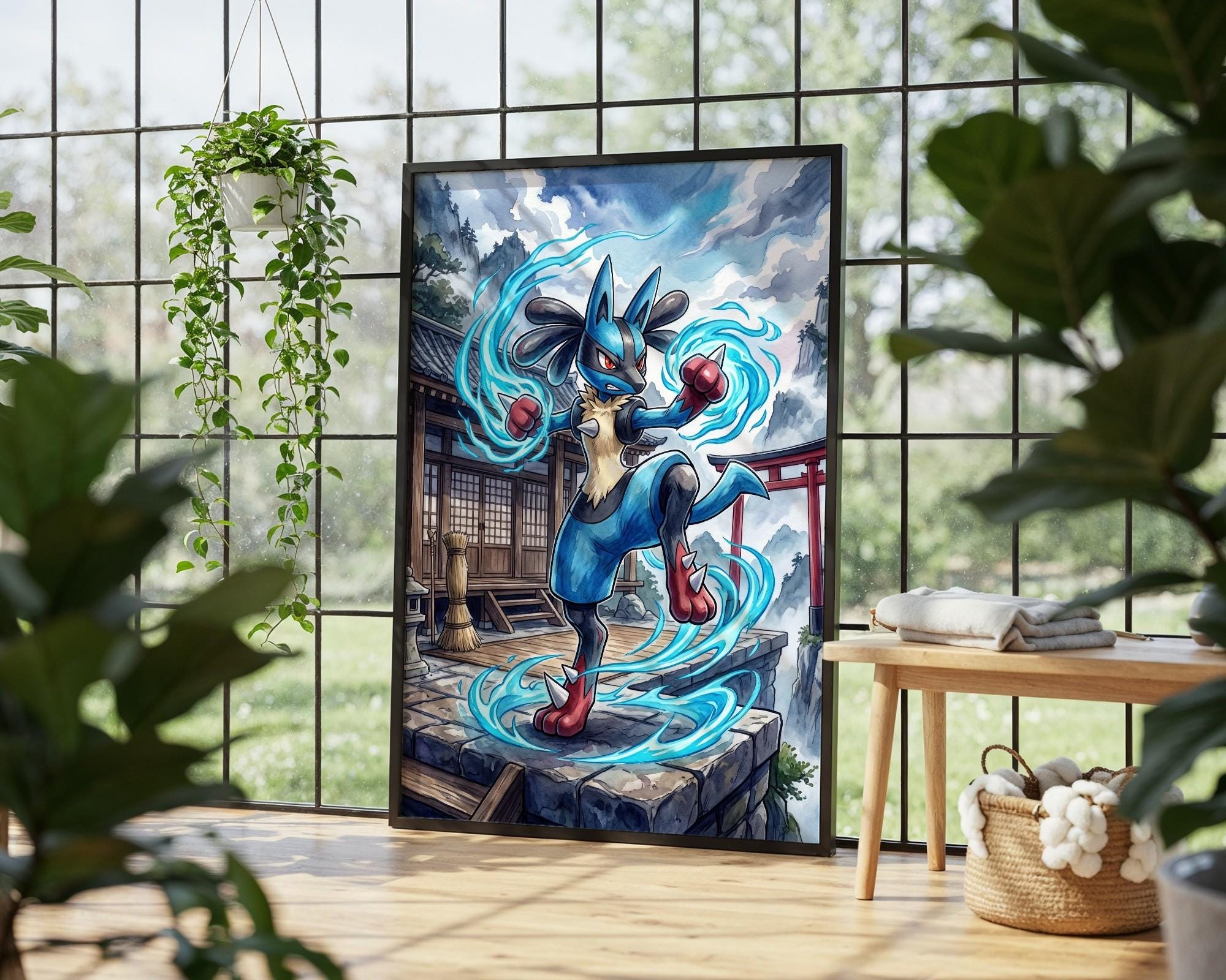 Lucario Poster - Etsy