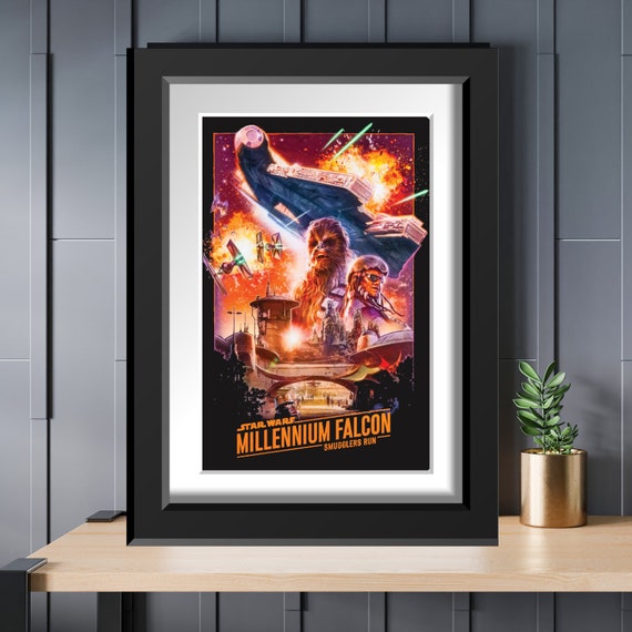 Smugglers Run Galaxy's Edge Disney Poster 8x10 11x14 11x17 13x19