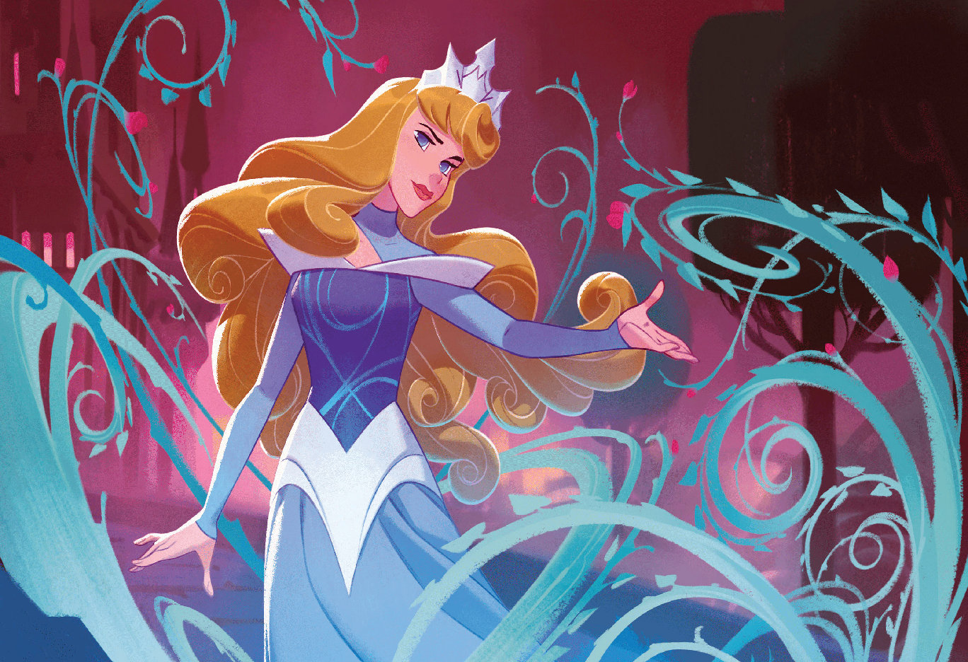 Disney Lorcana Aurora Sleeping Beauty Princess Poster 8x10 11x14