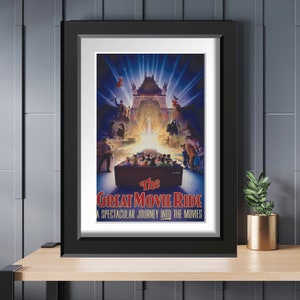 Great Movie Ride Vintage Spectacular Journey Into the Movies Attraction Poster Disney World Hollywood Studios 8x10 11x14 11x17 13x19