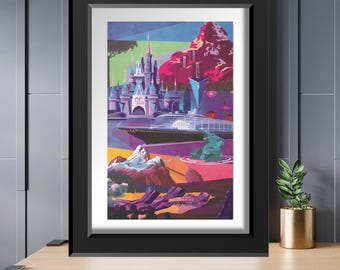 Disney Imagineering Poster #2 Disney Cruise Line Jungle Cruise