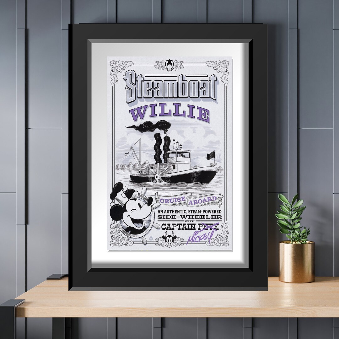 Disney ディズニー セル画 Fab 5 Steamboat Willie Disney ディズニー セル画 Fab 5 Steamboat Willie - メルカリ