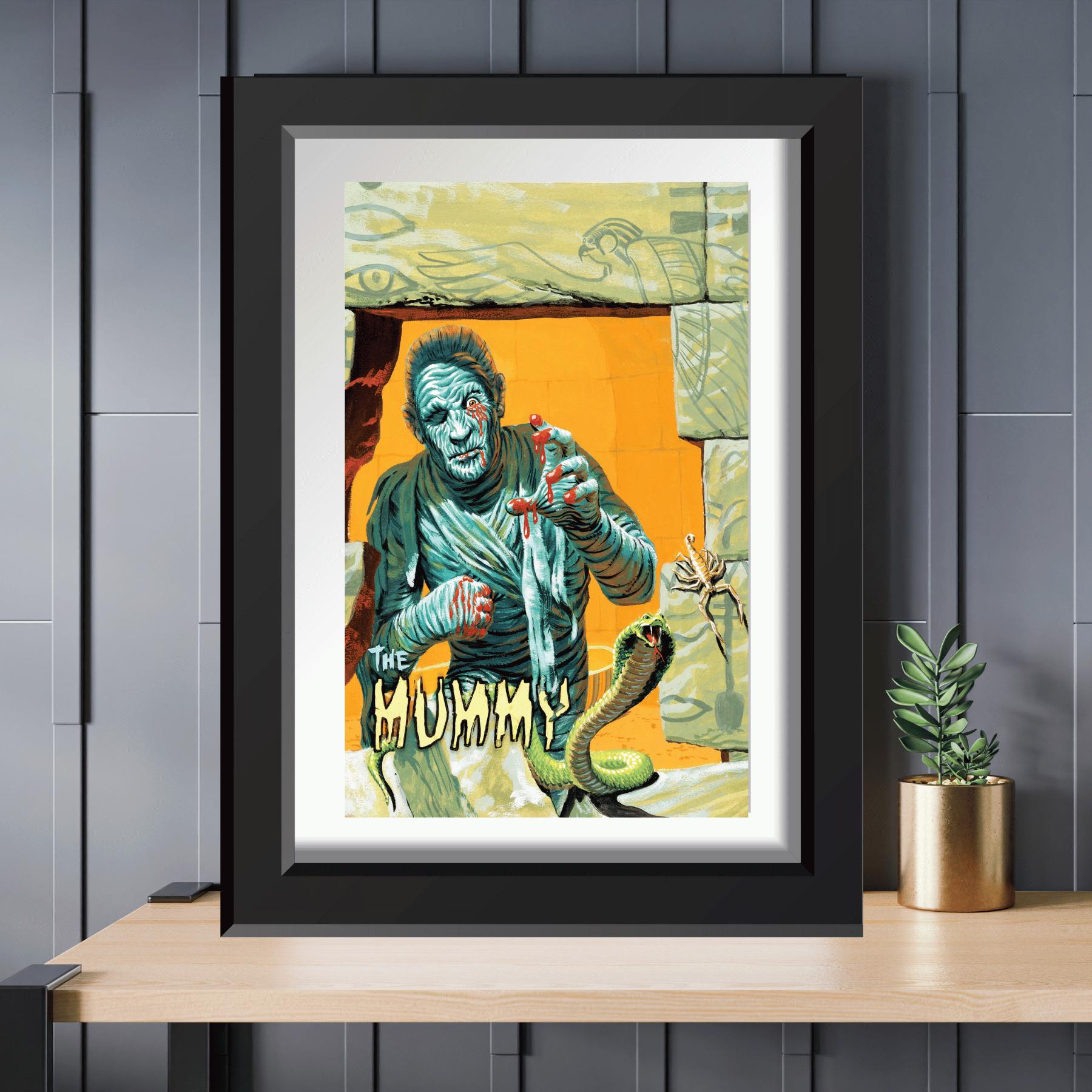 VINTAGE Set of 6 Horror Wolfman Mummy Creature From the Black