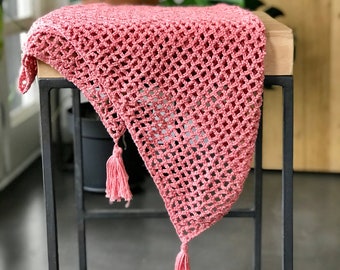 Easy Crochet Pattern - Crochet shawl , scarf. - PDF PATTERN / tutorial - Easy crochet shawl