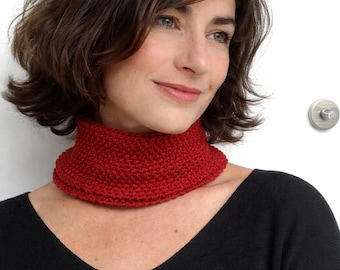 One Skein Knitting Pattern– 3 in 1: Small Scarf / Neckerchief / Bandana & Summer Top – Beginner Multiway Pattern. Project for yarn leftovers