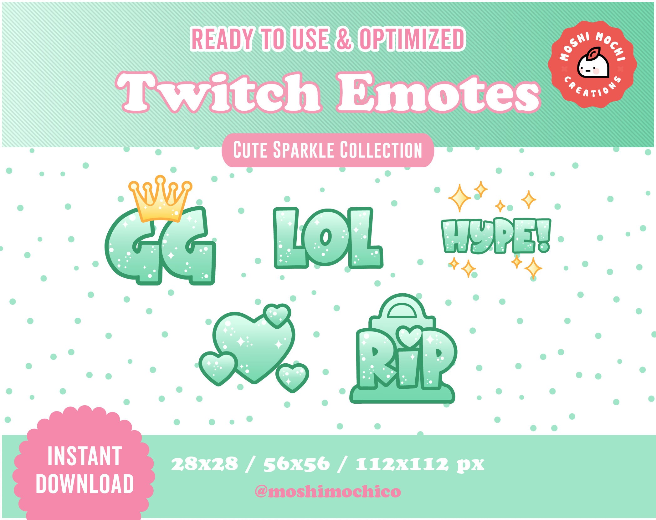 Pink Sparkles Twitch Streamer