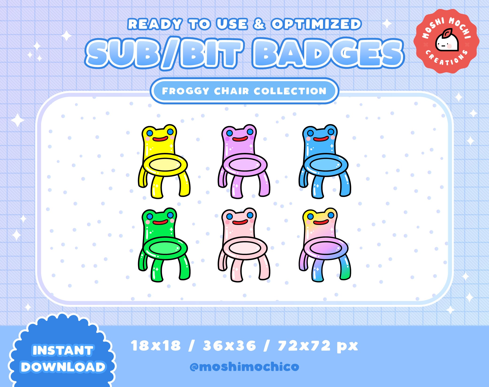 6x Twitch Sub Badges Bit Badges Emote Bombs Streamer Aesthetic Twitch Mario Gaming Art Collectibles Digital Issho Ueno Com