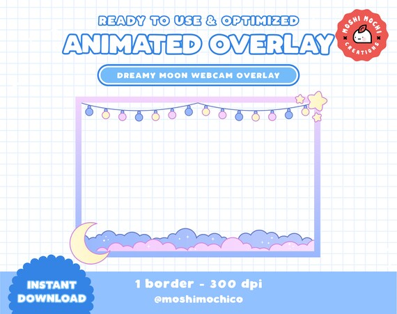 Cute Rabbit Webcam Overlays for Streaming by Oksana qoqsik on Dribbble