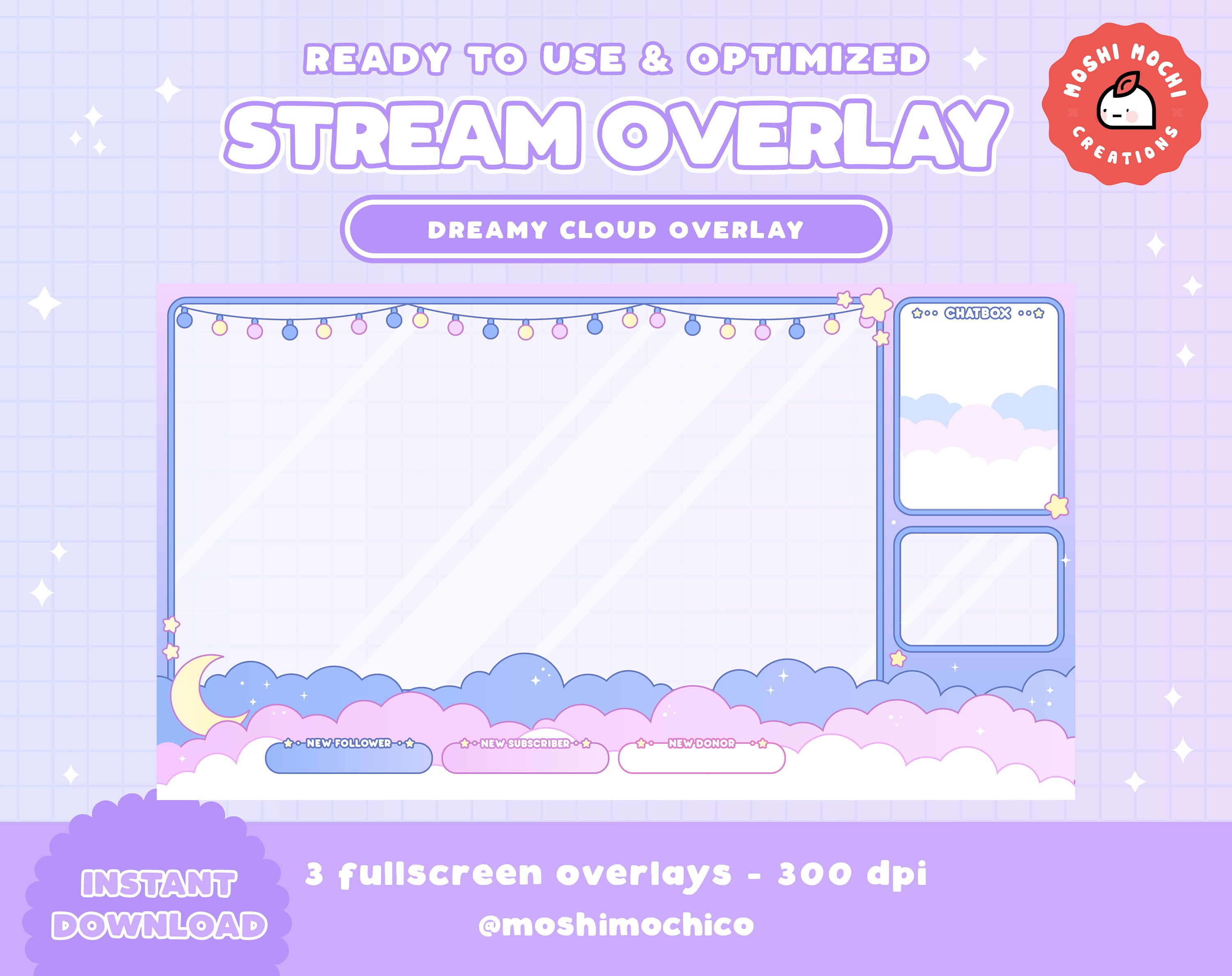 Just Chatting Overlays for Twitch and  Streamers