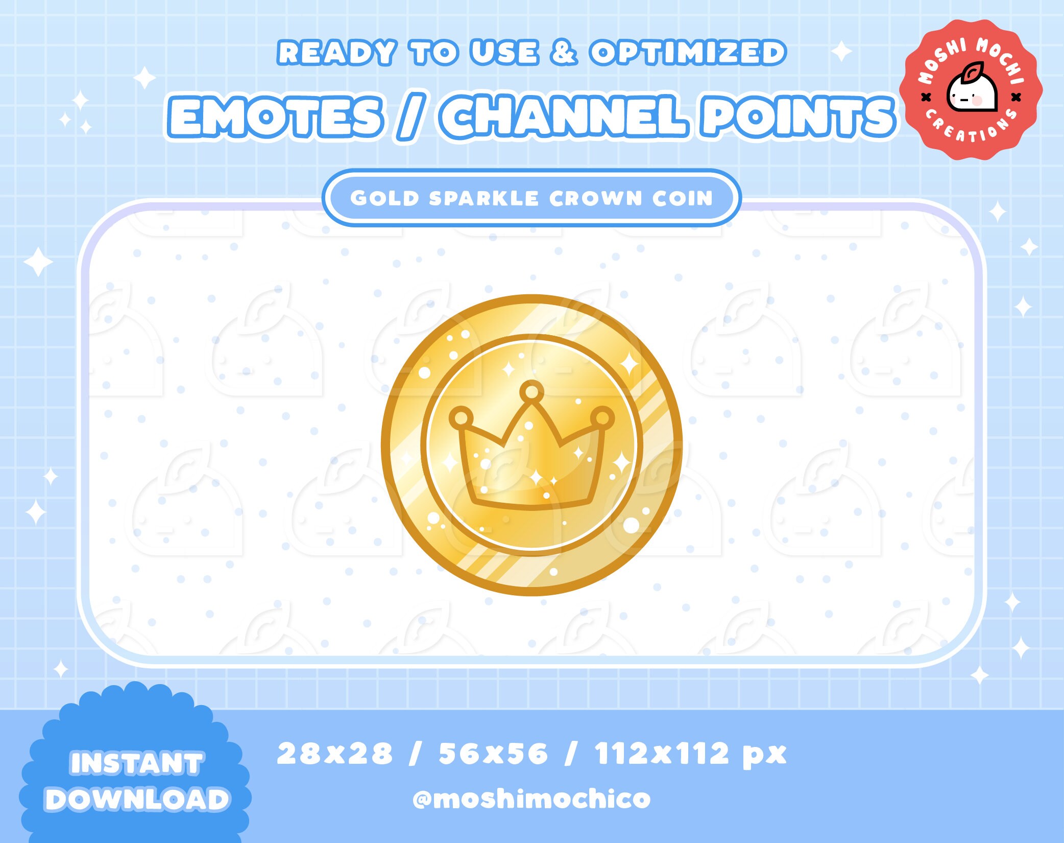 Twitch Golden Crown Coin Emote Channel Point Badges Etsy Twitch Golden Crown Coin Emote Channel Point Badges Etsy