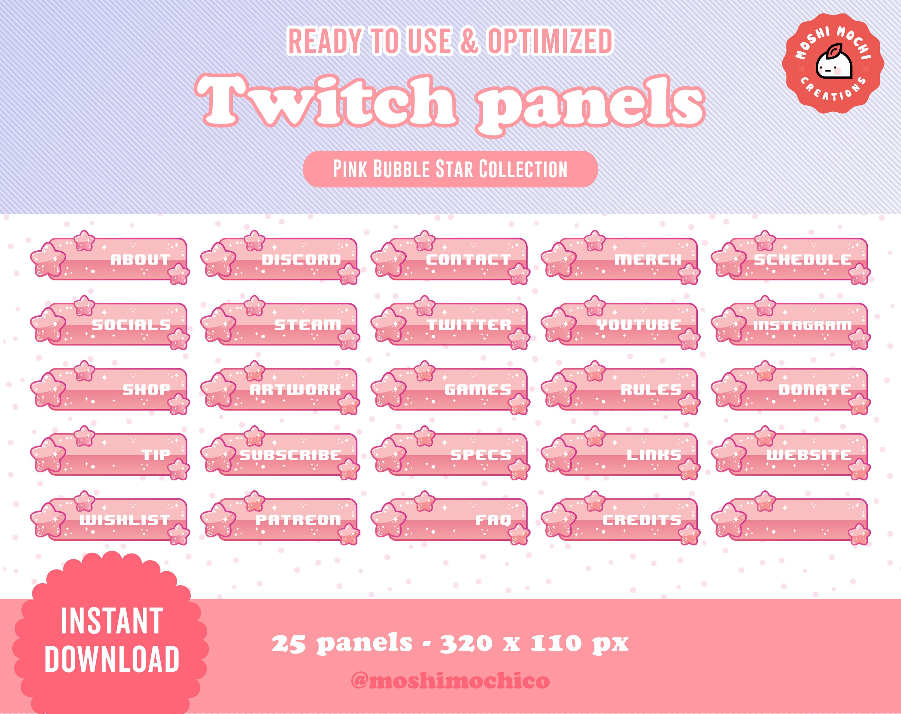 Streamer Pink Sparkles