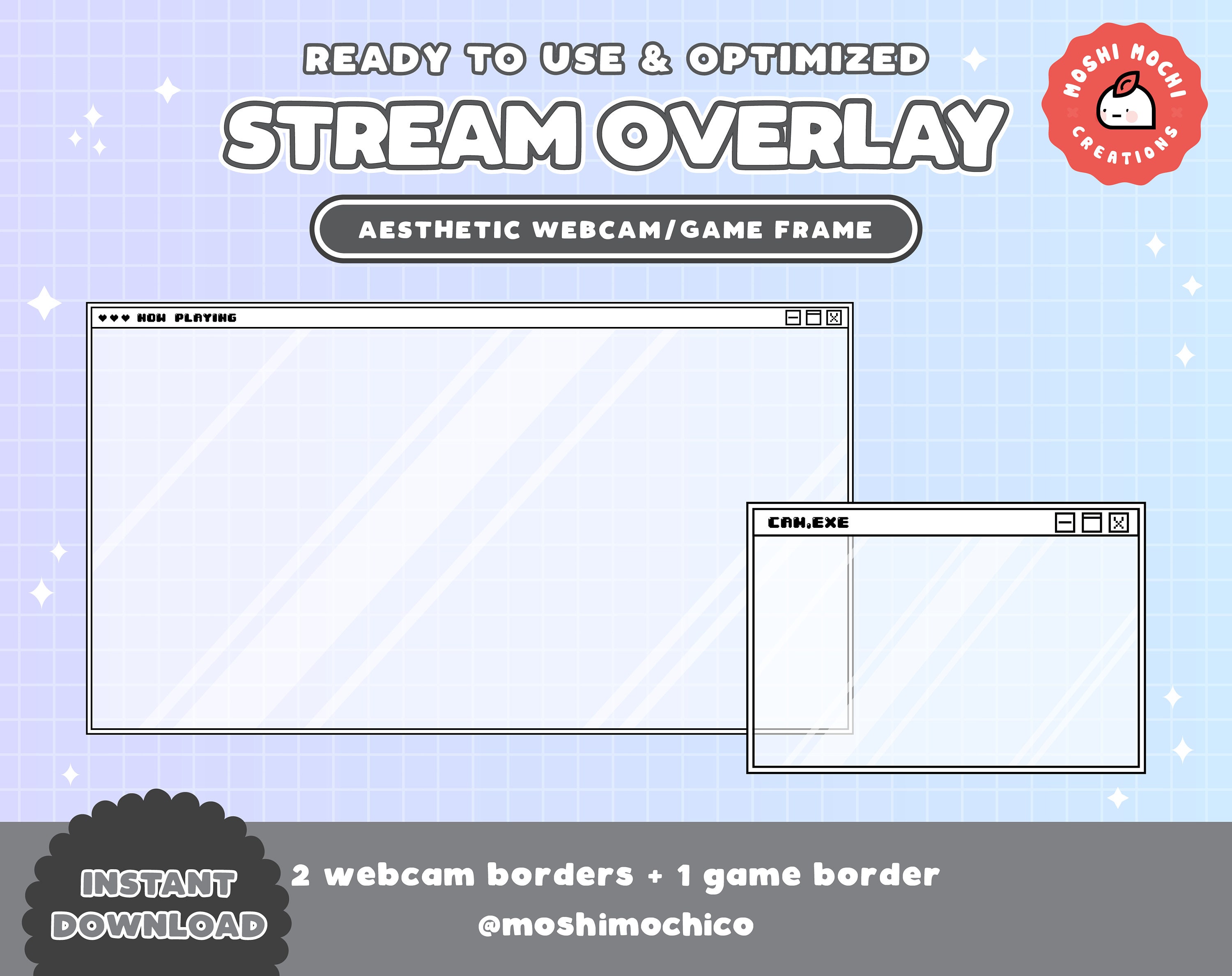 Desapego Games -  > PACK STREAMER - OVERLAY, WEBCAM, VIDEO