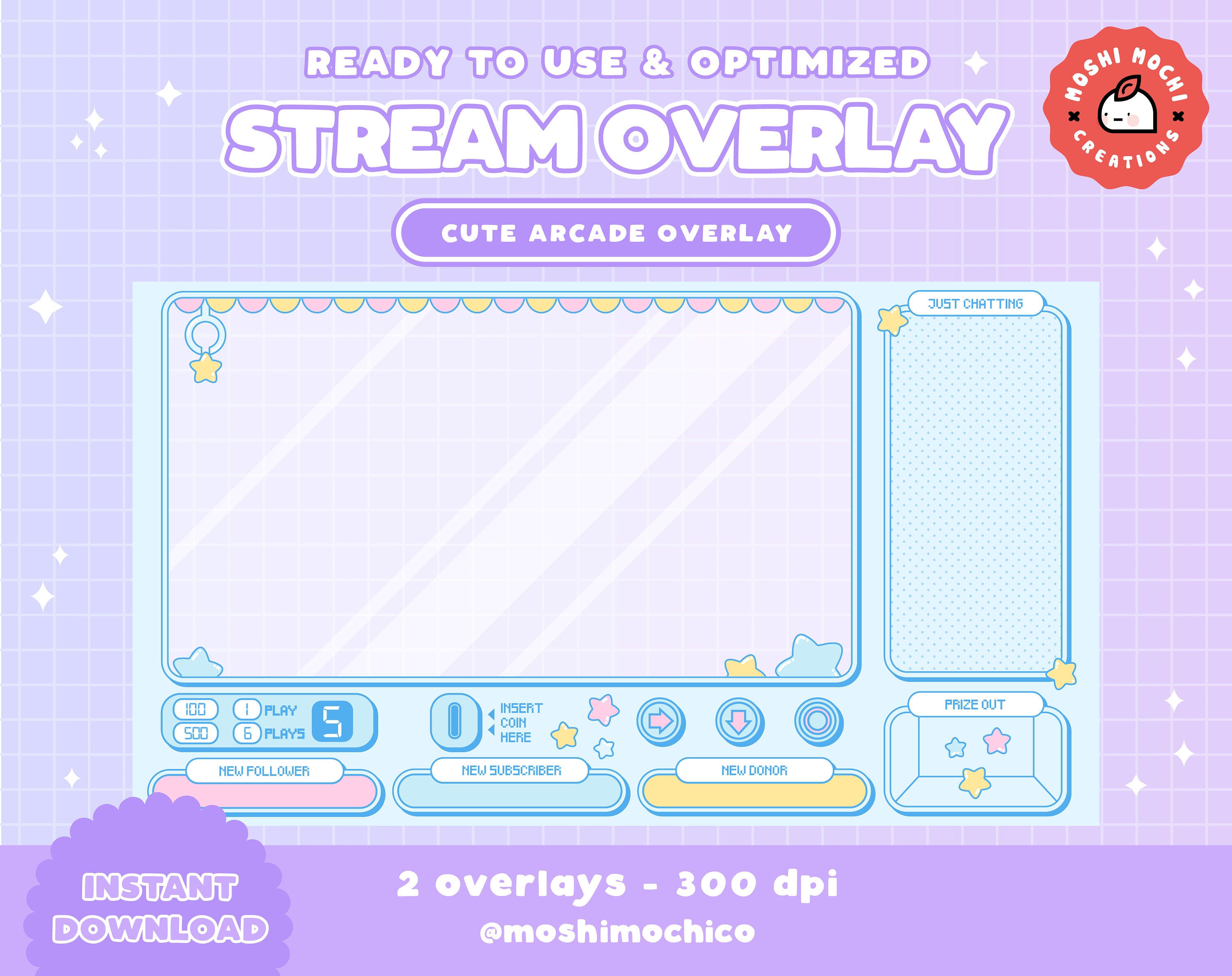 Make you a twitch overlay by Motioonnz