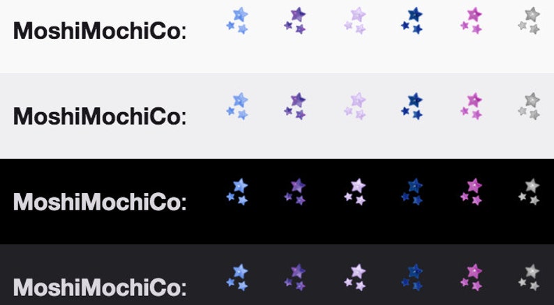 Cosmic Sparkle Star Kawaii Streamer Aesthetic Space Galaxy Twitch Sub Badge Flair