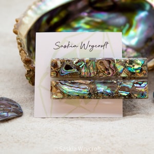 Abalone Shell Resin Hair Clip Barrette Set image 7