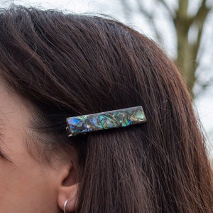 Abalone Shell Resin Hair Clip Barrette Set image 3