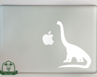 Brachiosaurus Dinosaur Macbook Laptop Decal