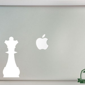 Queen Chess Piece Macbook Laptop Decal Vinyl Decal  Laptop Sticker Computer Decal Computer Sticker Tablet Decal Laptop Decoration Car Decal