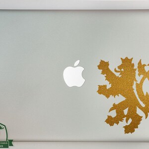 Heraldic Lion Macbook Laptop Decal Vinyl Decal  Laptop Sticker Computer Decal Computer Sticker Tablet Decal Laptop Decoration Car Decal