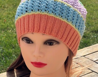 Spring is Coming Hat, knitting pattern, knitting tutorial, ENG, EST