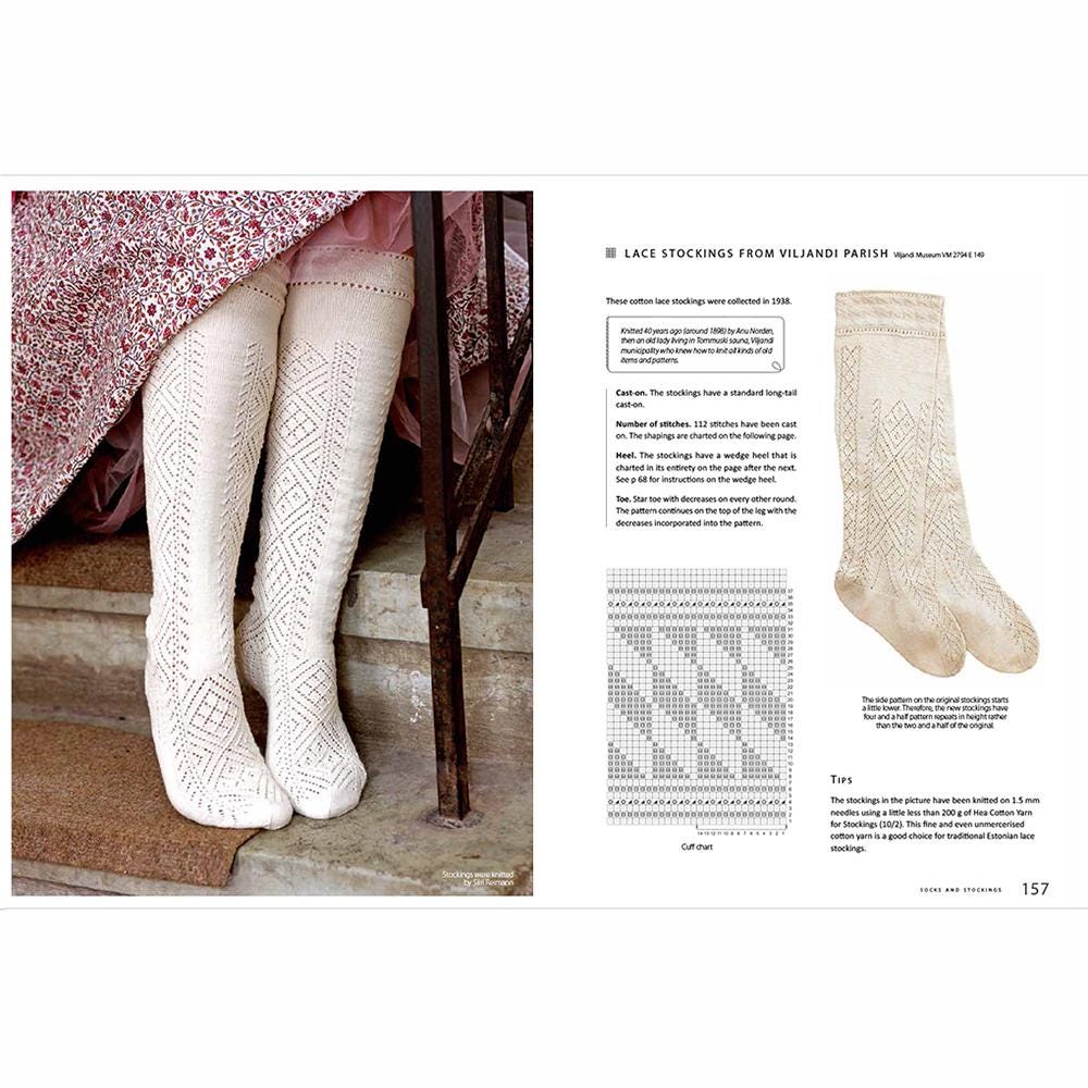 Estonian Knitting 2. Socks and Stockings, Knitting Book, Sock
