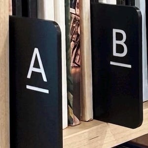 Vinylplatenverdelers – Moderne dubbelzijdige alfabetische organizers van A tot Z voor LP's, cd's en dvd's