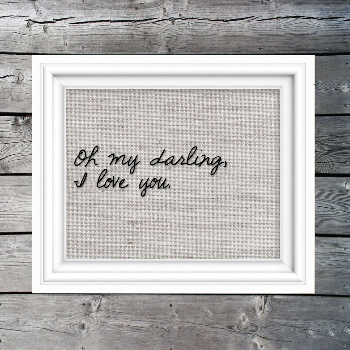 Oh My Darling I Love You Wall Art Print Printable Art Kids Etsy New