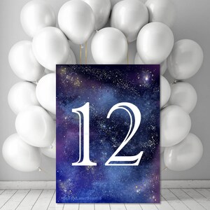 12e anniversaire décoration imprimable espace fête pour garçon de 12 ans jpg pdf téléchargement numérique jpg pdf vous imprimez 5 x 7 à 14 x 18