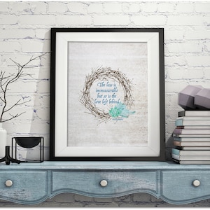 Verlies van geliefde, afdrukbaar rouwcitaat, DIY Sympathy Card Funeral Sign met boskrans, 5 x 7 tot 18 x 24 jpg pdf