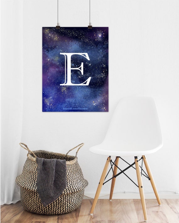 nursery initials wall art
