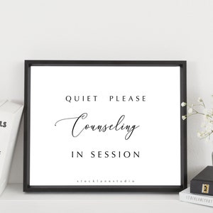 Quiet Please Call in Progress Printable Home Office or School Door Sign