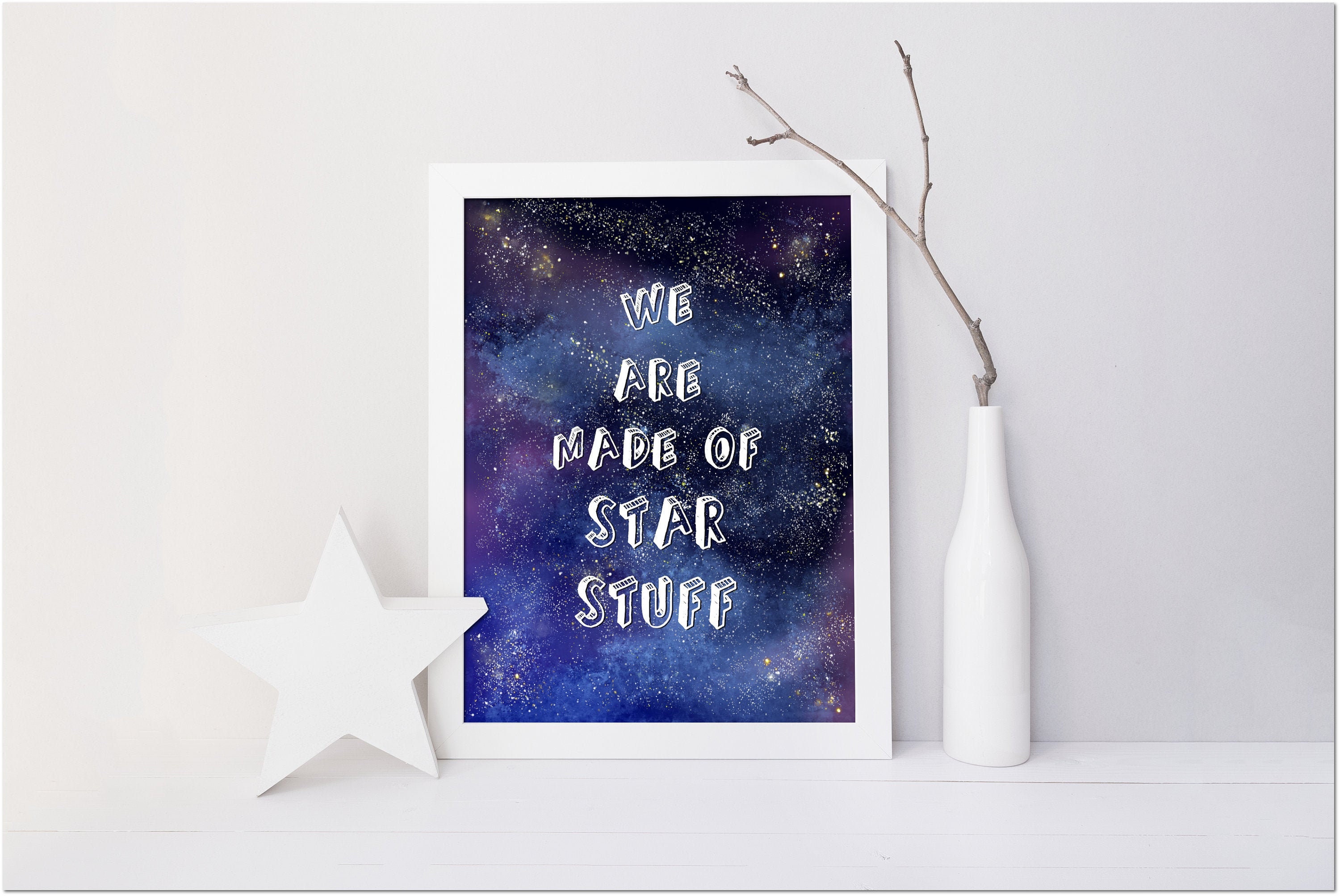 Star Stuff Galaxy Print: Celestial Wall Art (digital Download 5x7 to 18x24  Jpg) - Etsy, image size:3000x2006