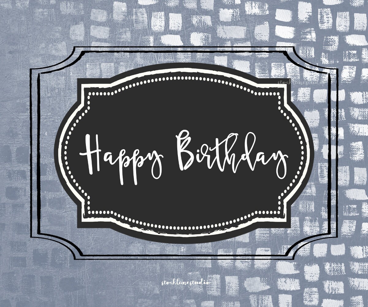 Happy Birthday Printable Party Schild Rosa Geburtstag Mädchen | Etsy