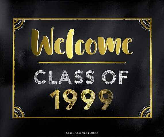 Printable 20th High School Reunion Party Decorations Class Of Etsy