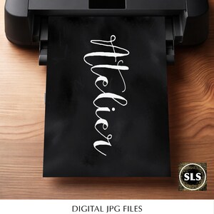Printbaar atelierbord, zwarte krijtbordstudio decoratie, muurdecoratie voor kunstenaarswerkplaats, print voor creatieve ruimte, digitale download 5x7-24x36 A1 JPG afbeelding 8