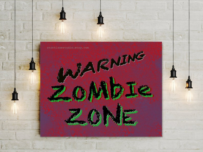 Printable Halloween Party Decorations Digital Diy Haunted Etsy