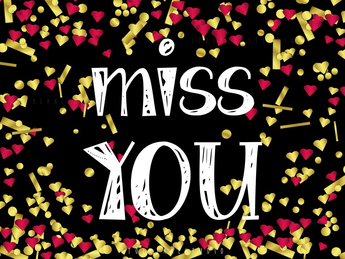 Printable I Miss You Print Digital Galaxy Long Distance - Etsy