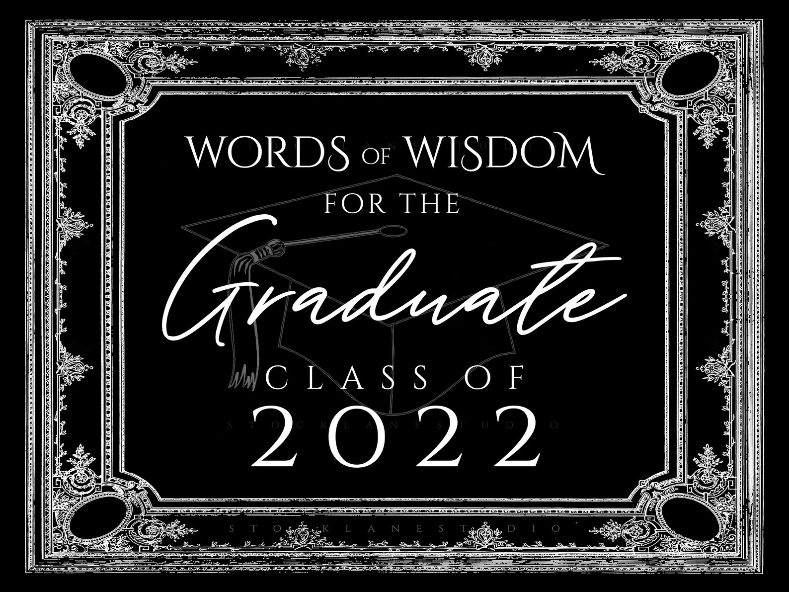set-of-2-printable-graduation-party-signs-words-of-wisdom-etsy